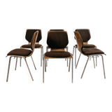 Carlo Ratti Style Set Da Pranzo 6 Sedie Design Modernariato Anni ‘70