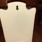 Salt box in faience and wood