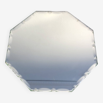 Miroir octogonal biseauté