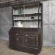 Buffet gris 1910 | Garde-manger ancien aux accents dorés