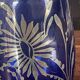 Antique Cobalt Blue Glass Liqueur Set with Applied Silver Decoration – 7