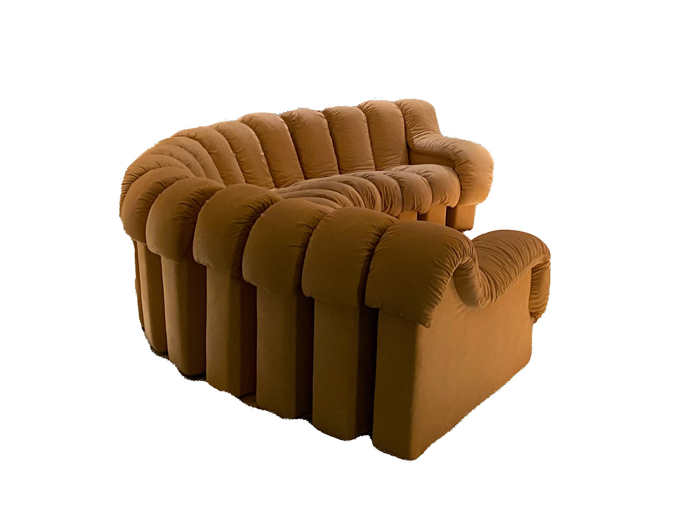 De Sede DS-600 “Non-Stop” Sectional Sofa – 16 Elements – Beige Leather