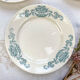 4 flat plates Terre de fer Longchamp model Lutèce Made in France