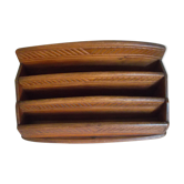 Porte lettre courrier en bois sculpte