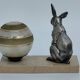 Old bedside lamp art deco nightlight rabbit dlg benjamin rabier