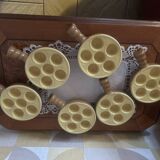 6 poêlons, caquelons à escargots
