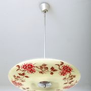 Glass ceiling lamp, Czechoslovakia, 60's