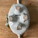 Bassano table planter, splashing flowers Italy