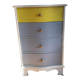 Commode vintage peinte