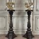 Pair of Bronze Pedestals, Italy, 19th Century