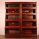 pair of Globe Wernicke London bookcases known as waterfall in mahogany circa