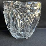 Cylindrical vase – handmade cut crystal
