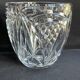 Cylindrical vase – handmade cut crystal