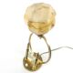 Art Deco table lamp, brass, glass, Germany, 1930s