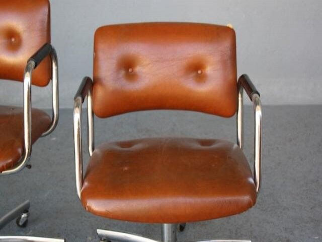 pair of armchairs vintage 1970 Tubulars