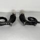 Vintage Bronze Chapman Horn Candlesticks 1970 USA x2