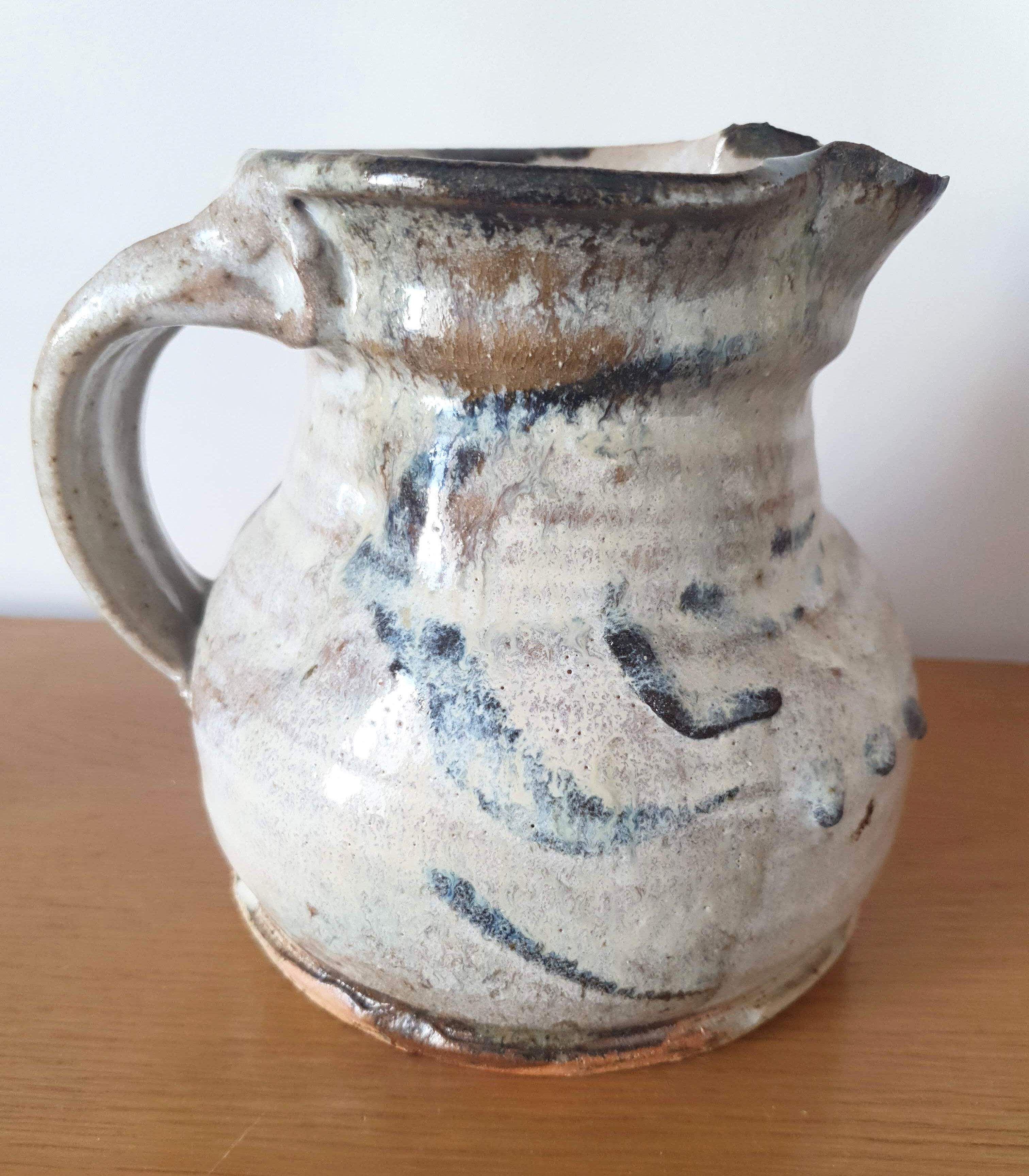 Ceramic pitcher by Anne Kjaersgaard La Borne