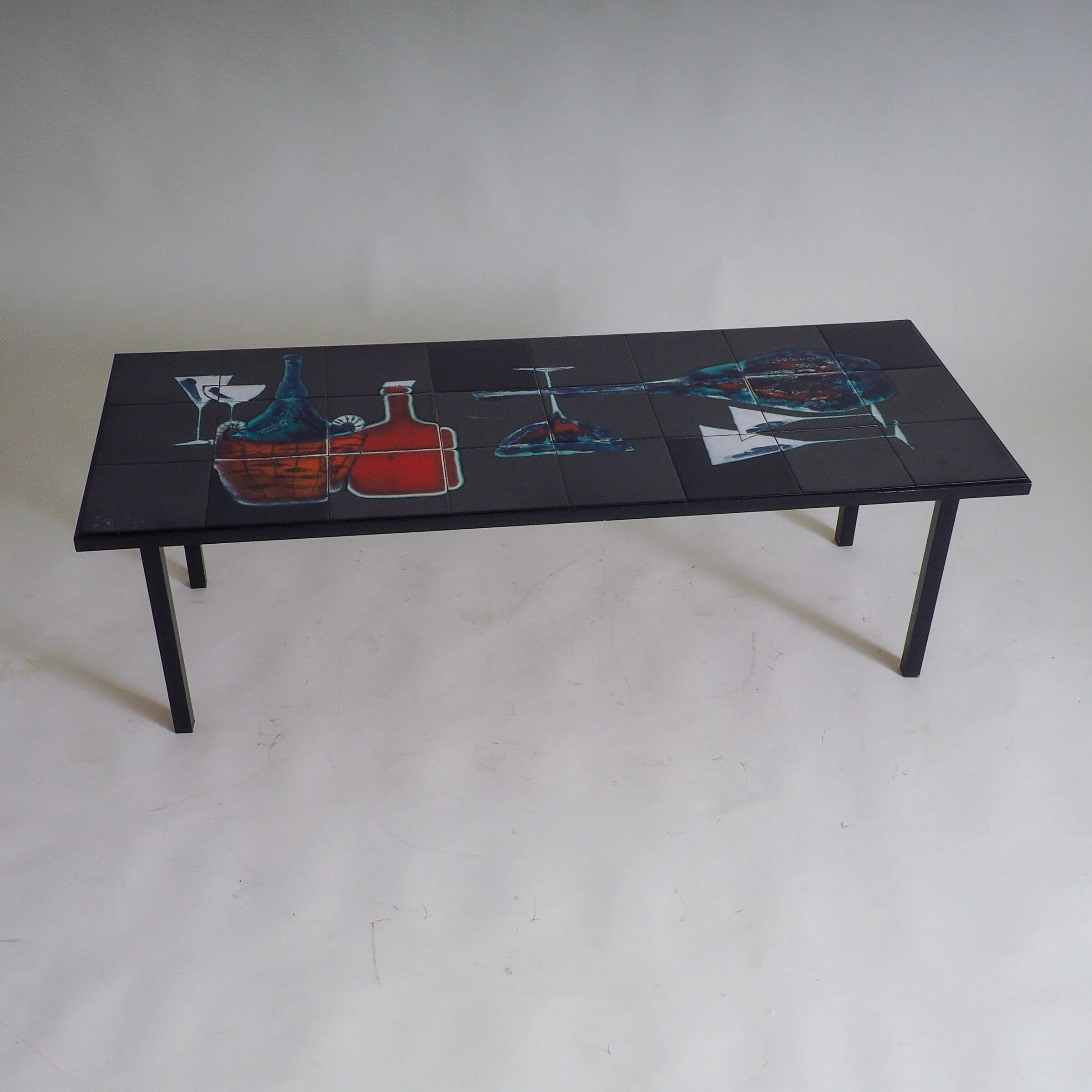 Mid-century modern  tiled coffee table by Antonio Denisco