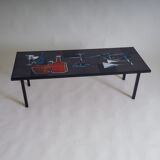 Mid-century modern  tiled coffee table by Antonio Denisco
