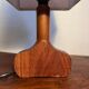Lampe bois à poser artisanal