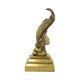 Vintage Heavy Solid Bronze Koi Carp Statue