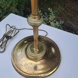 Bronze and brass table lamp