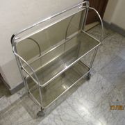 Folding dessert trolley on wheels, 1970s