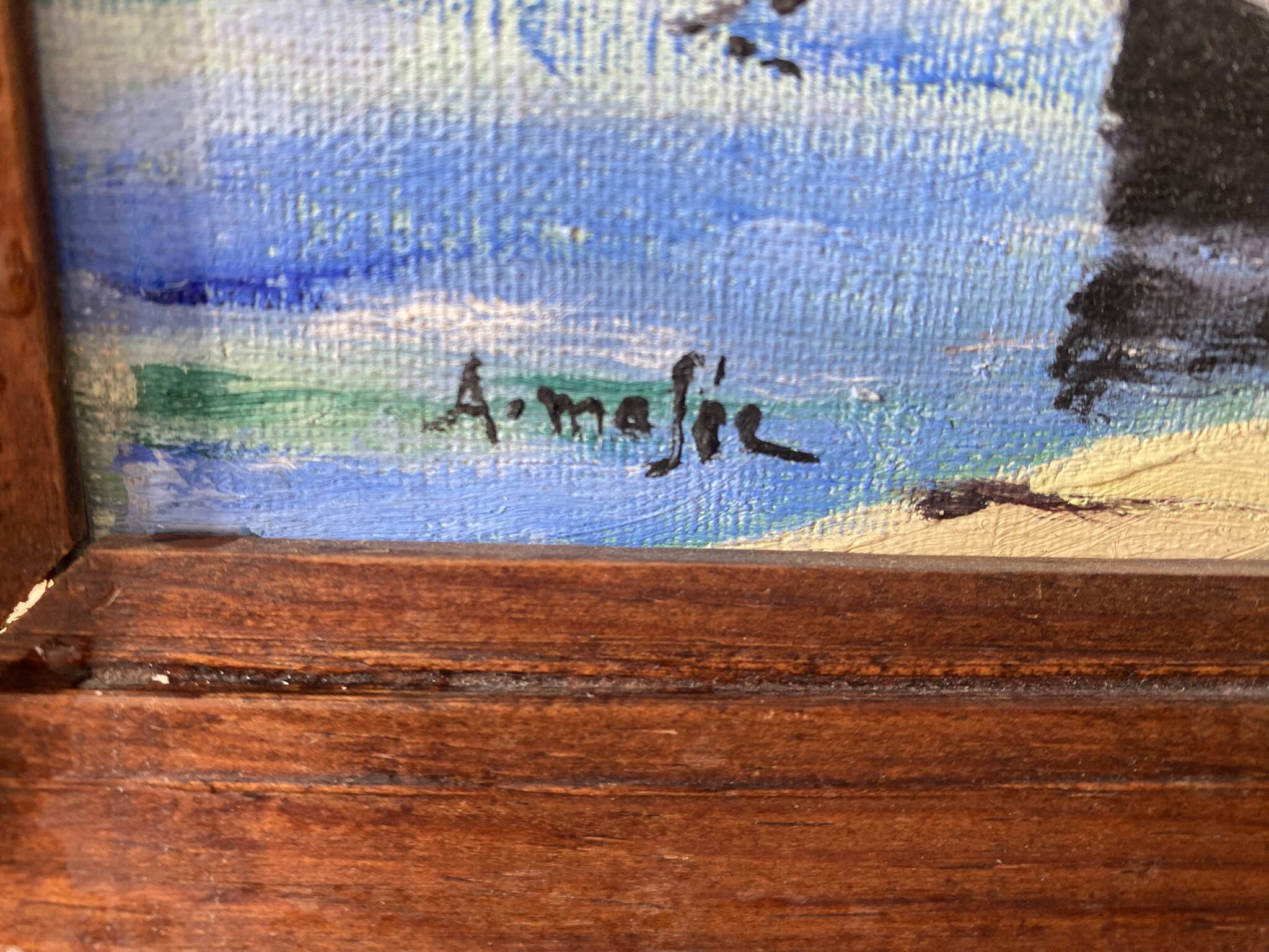 Provencal marine signed