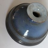 Blue ringed vase by Rogier Vandeweghe for Perignem Belgium, 1960s.