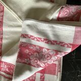 Nappe vintage en coton dimension : hauteur - 205 cm - largeur -160 cm-