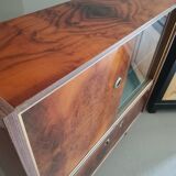 Vintage walnut buffet bar