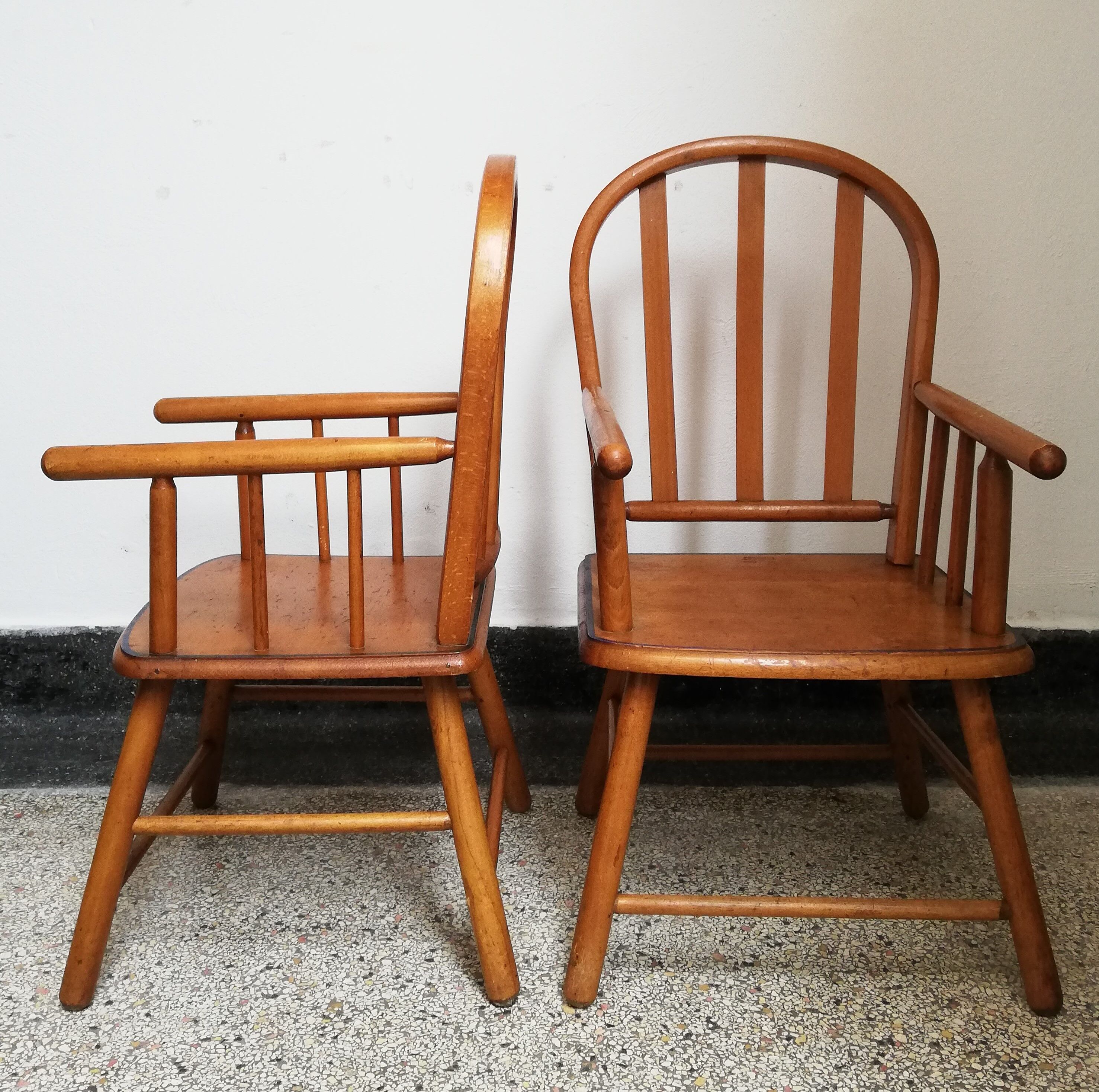 Paire de 2 chaises pour enfants