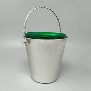 1960s mid-century modern Italian ice bucket by Giovanni Alessi (FAO)