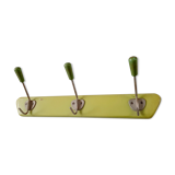 Green vintage coat rack