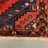 Vintage Tribal Rug 205x137 cm Wool Oriental Hand Made Rug Red, Navy