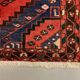 Vintage Tribal Rug 205x137 cm Wool Oriental Hand Made Rug Red, Navy