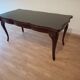 Table Chippendale en acajou XXème avec piano en noyer en verre trempé fumé