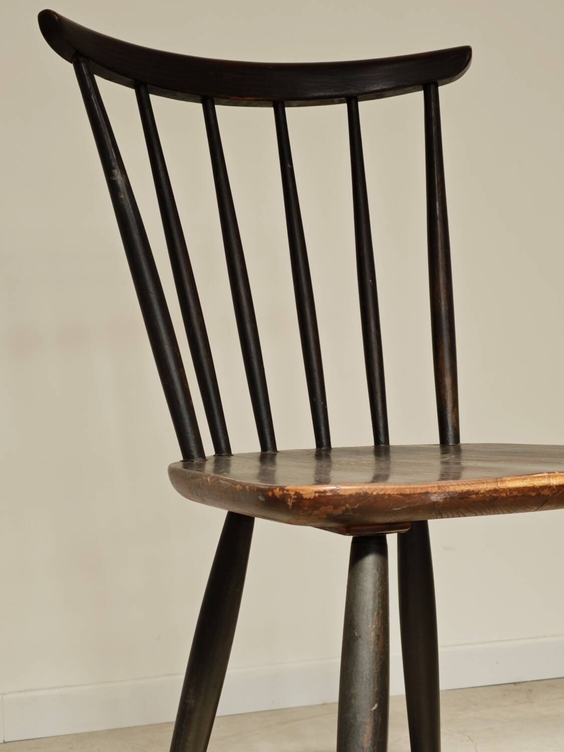 Danish office chair in solid wood