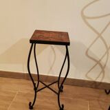 Wrought iron plant holder