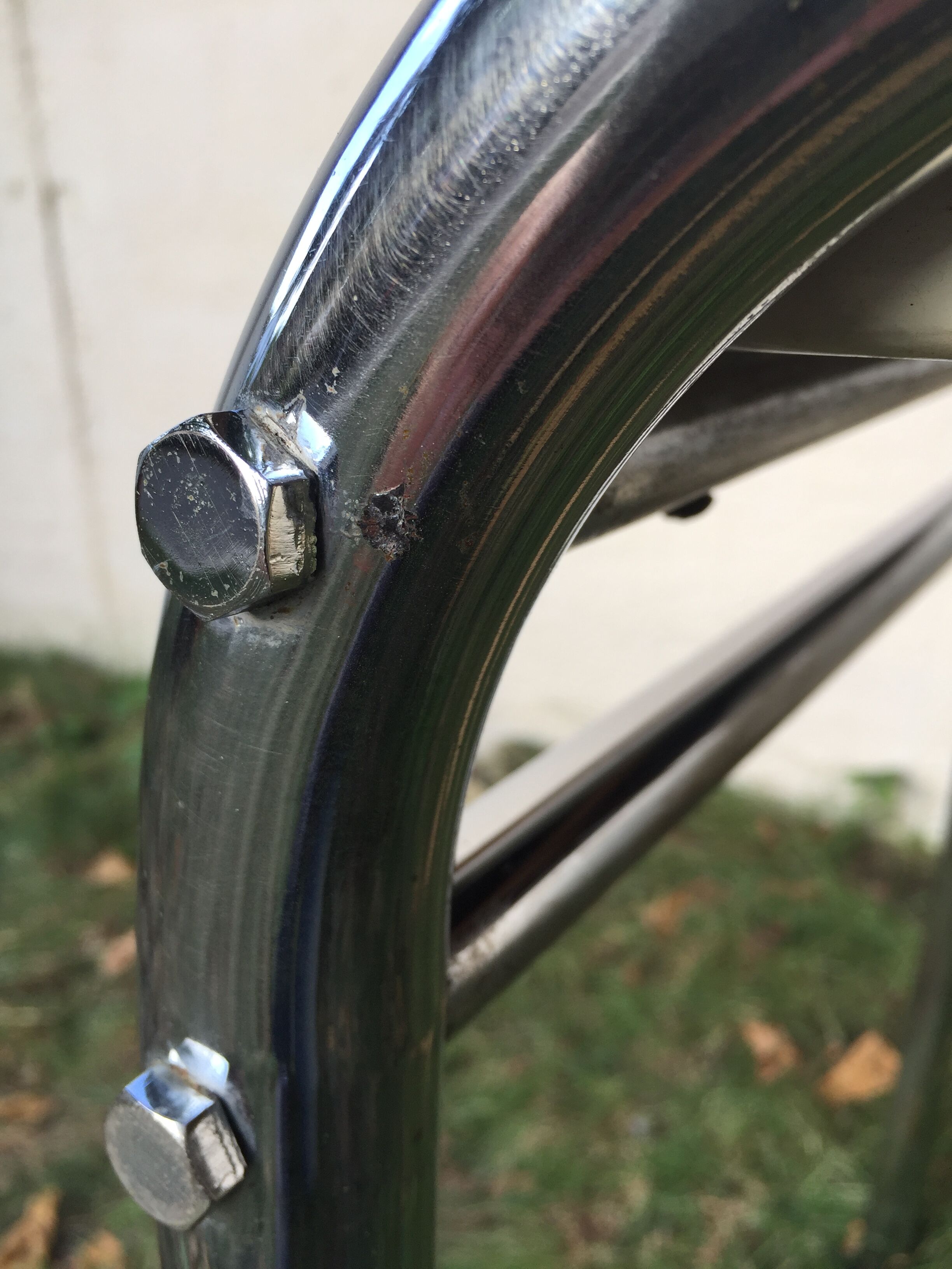 White vintage formica table 60s