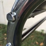 White vintage formica table 60s