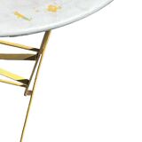 Folding terrace table