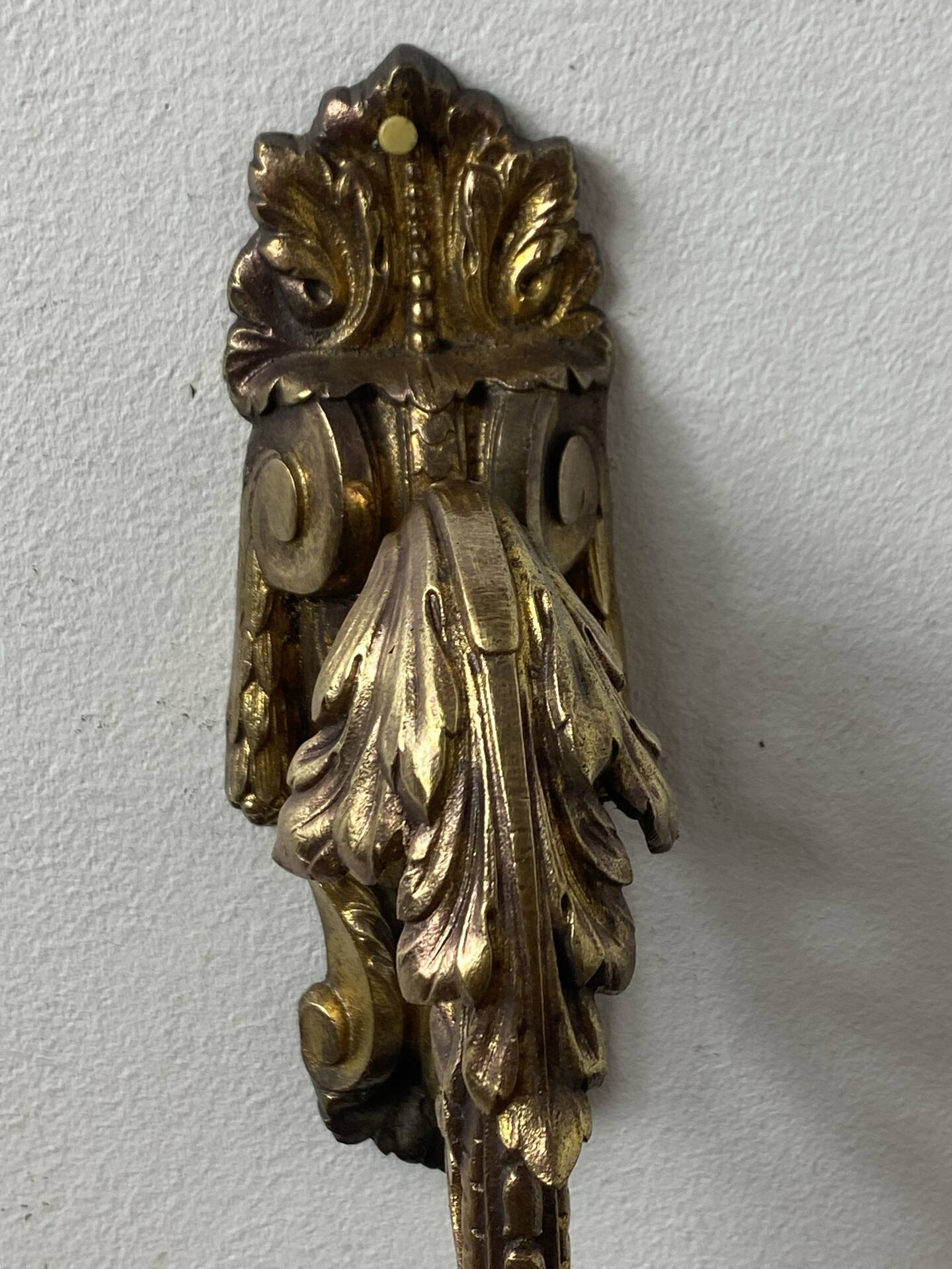 Bronze coat hook, 19th century