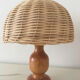 Wicker lamp