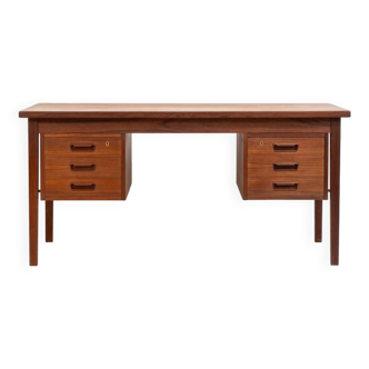 Freestanding writing desk by Gunnar Nielsen Tibergaard (Denmark, 1960s).