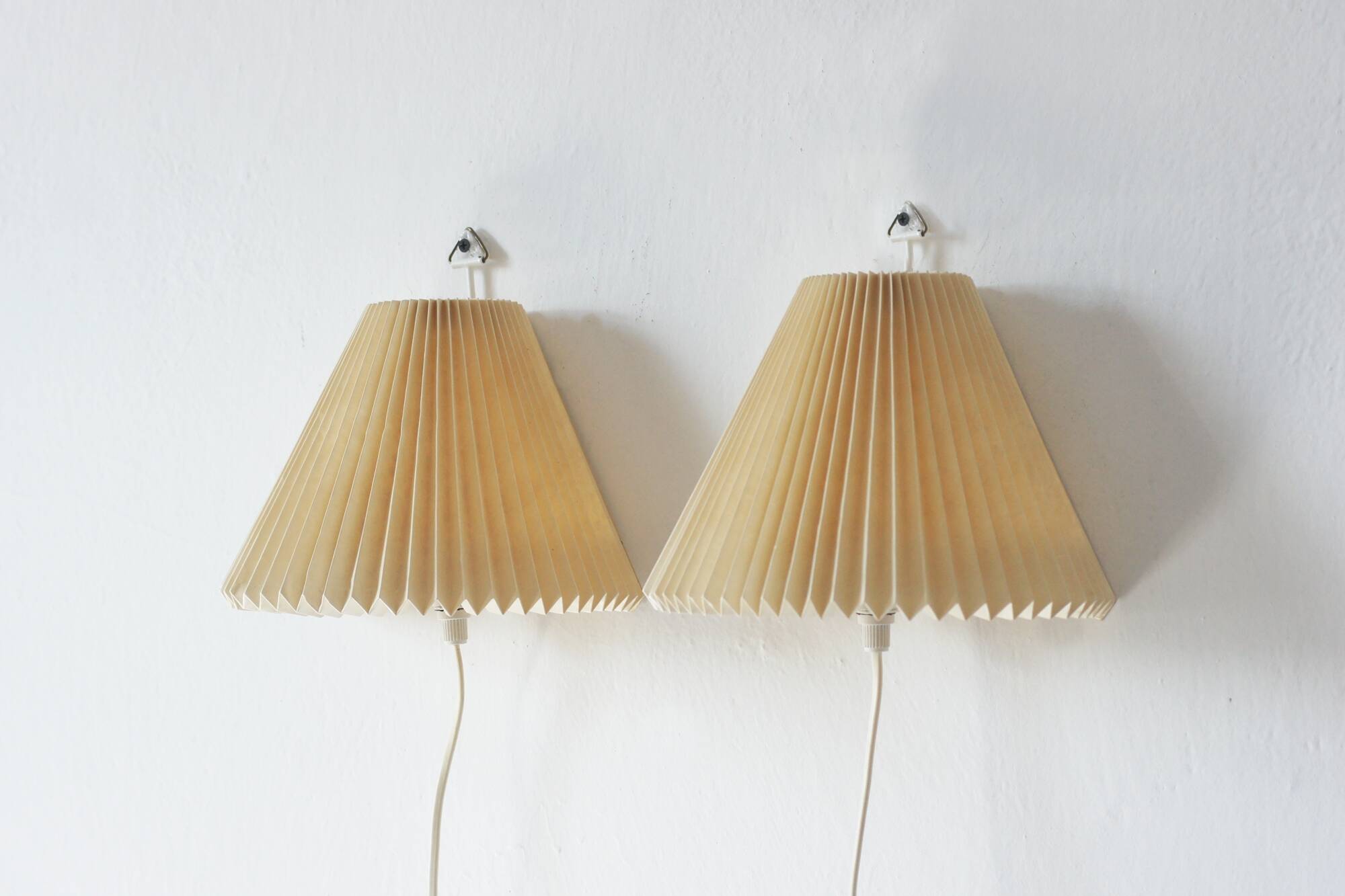 Model 203 Wall Lights by Henning Seidelin for Le Klint, Denmark, 1960s, Set