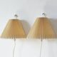Model 203 Wall Lights by Henning Seidelin for Le Klint, Denmark, 1960s, Set