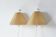 Model 203 Wall Lights by Henning Seidelin for Le Klint, Denmark, 1960s, Set