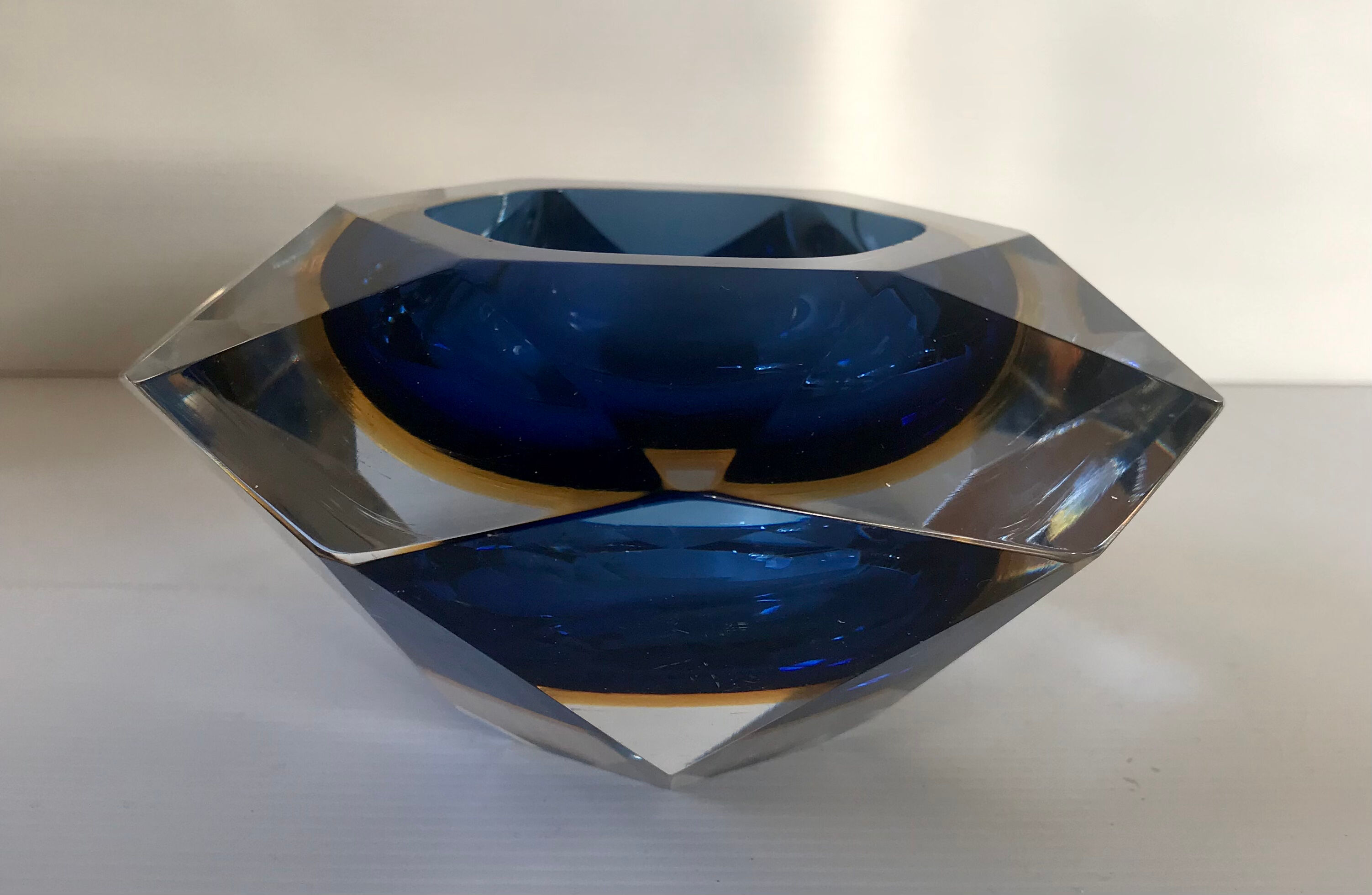 Ashtray « diamond « Murano