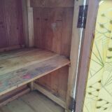 Old glass cabinet pharmacy cabinet